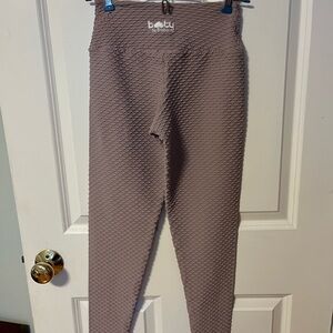 Booty by Brabants Textured Taupe Leggings